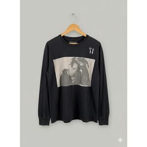 XXX XXXTentacion You Are Not Alone Rap Black Long Sleeve Tee Shirt T-Shirt Large